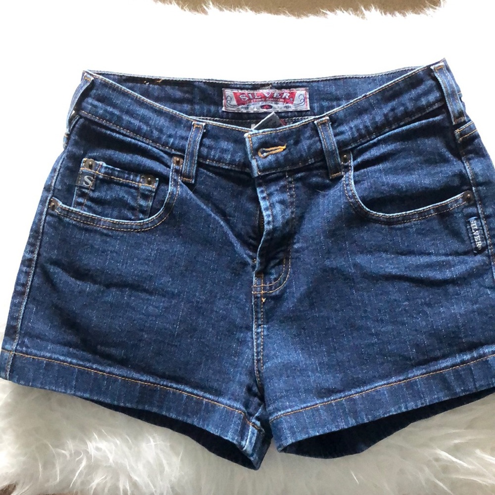 Silver vintage shorts